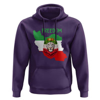 Freedom Iran Hoodie Patriotic Persian Lion Resistance Movement Gift