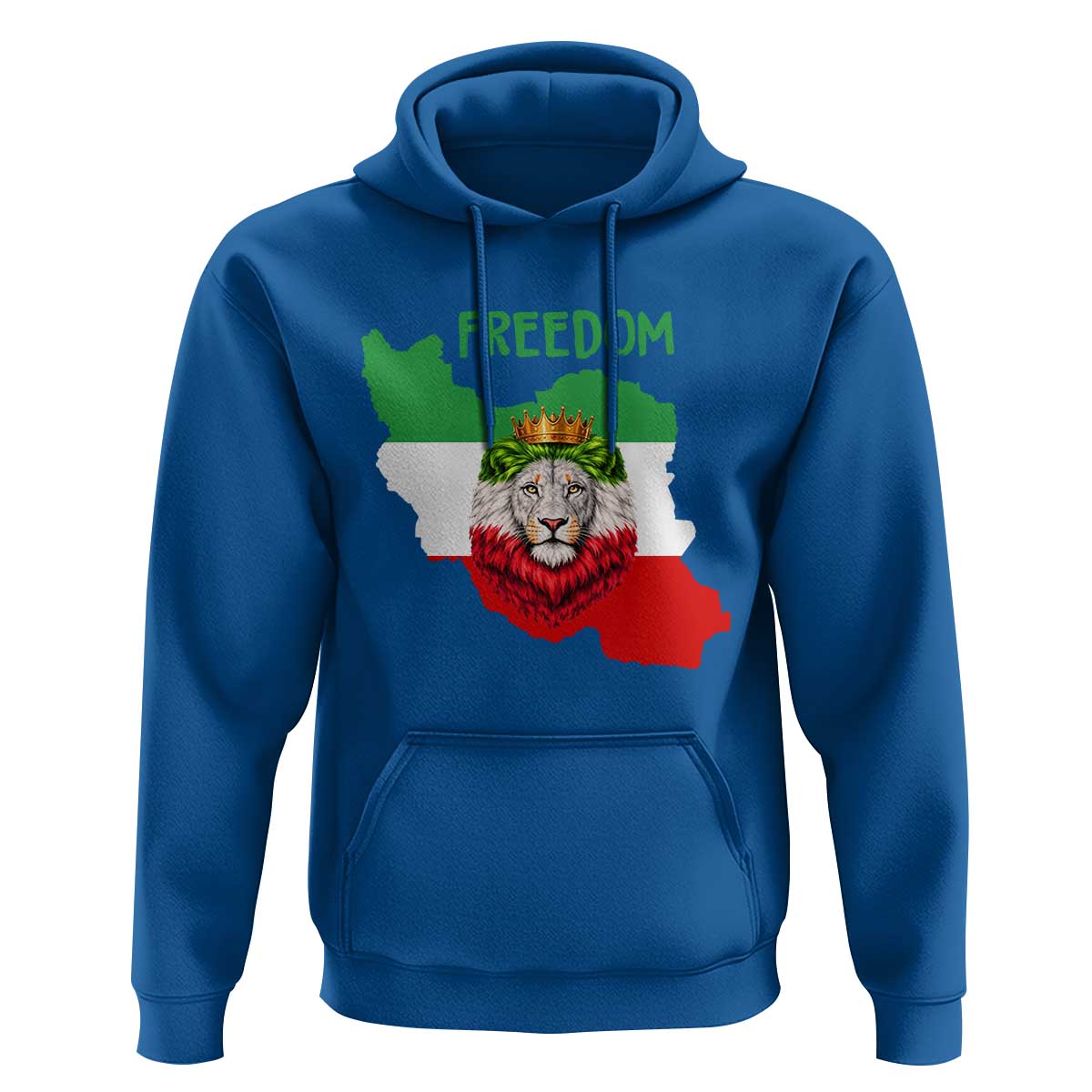 Freedom Iran Hoodie Patriotic Persian Lion Resistance Movement Gift