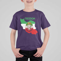 Freedom Iran T Shirt For Kid Patriotic Persian Lion Resistance Movement Gift