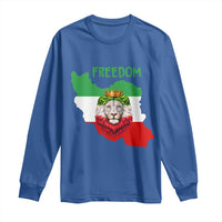 Freedom Iran Long Sleeve Shirt Patriotic Persian Lion Resistance Movement Gift