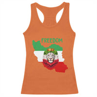 Freedom Iran Racerback Tank Top Patriotic Persian Lion Resistance Movement Gift