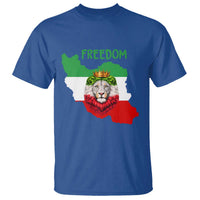 Freedom Iran T Shirt Patriotic Persian Lion Resistance Movement Gift