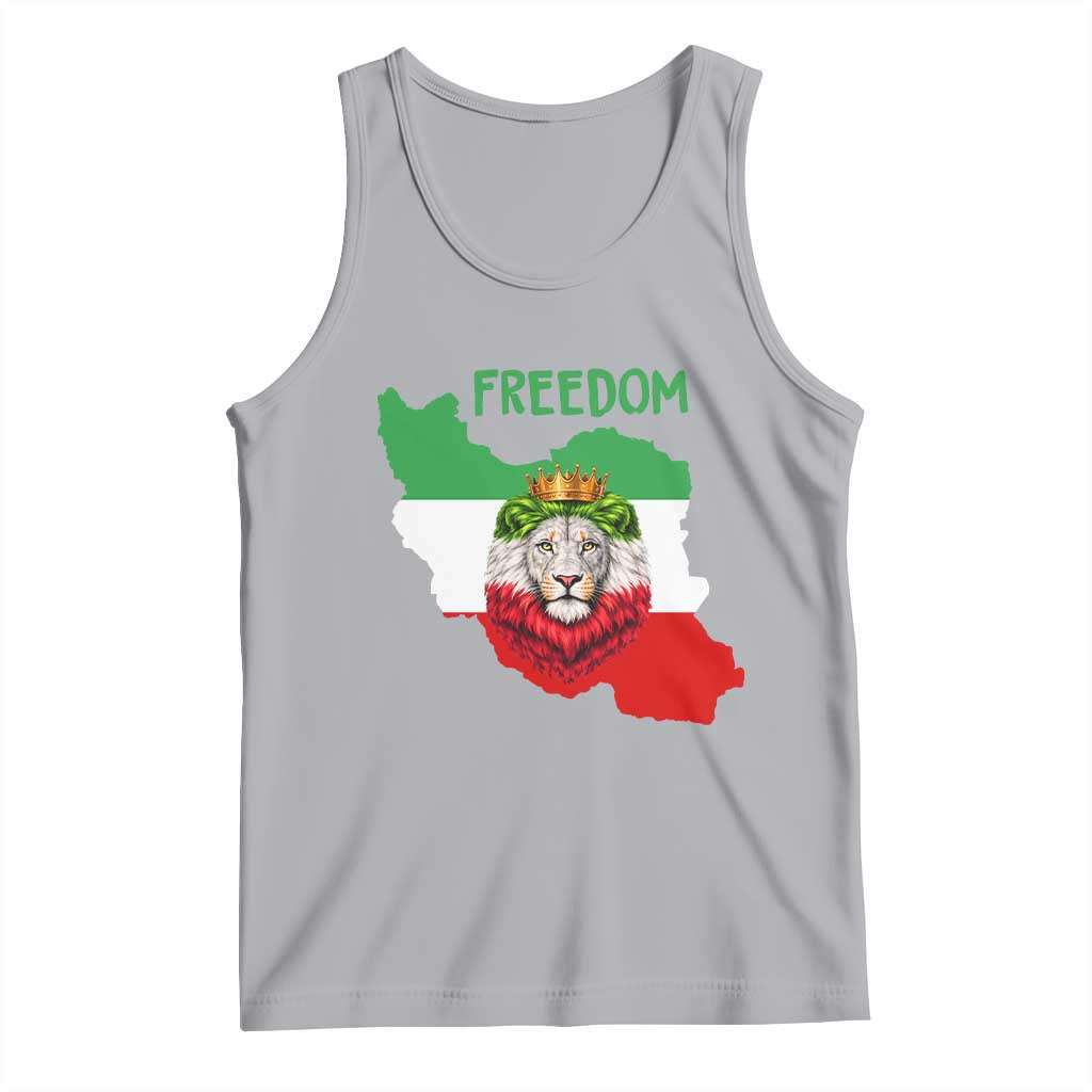 Freedom Iran Tank Top Patriotic Persian Lion Resistance Movement Gift