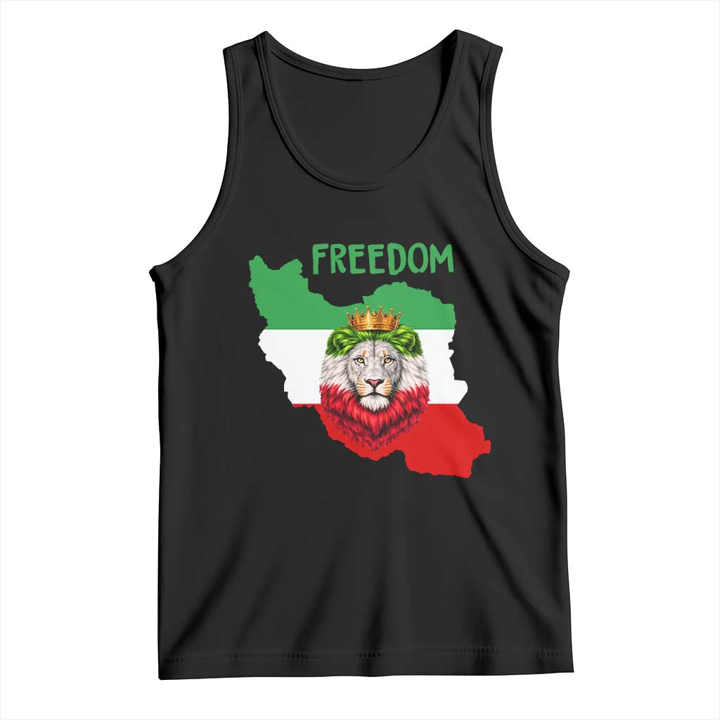 Freedom Iran Tank Top Patriotic Persian Lion Resistance Movement Gift