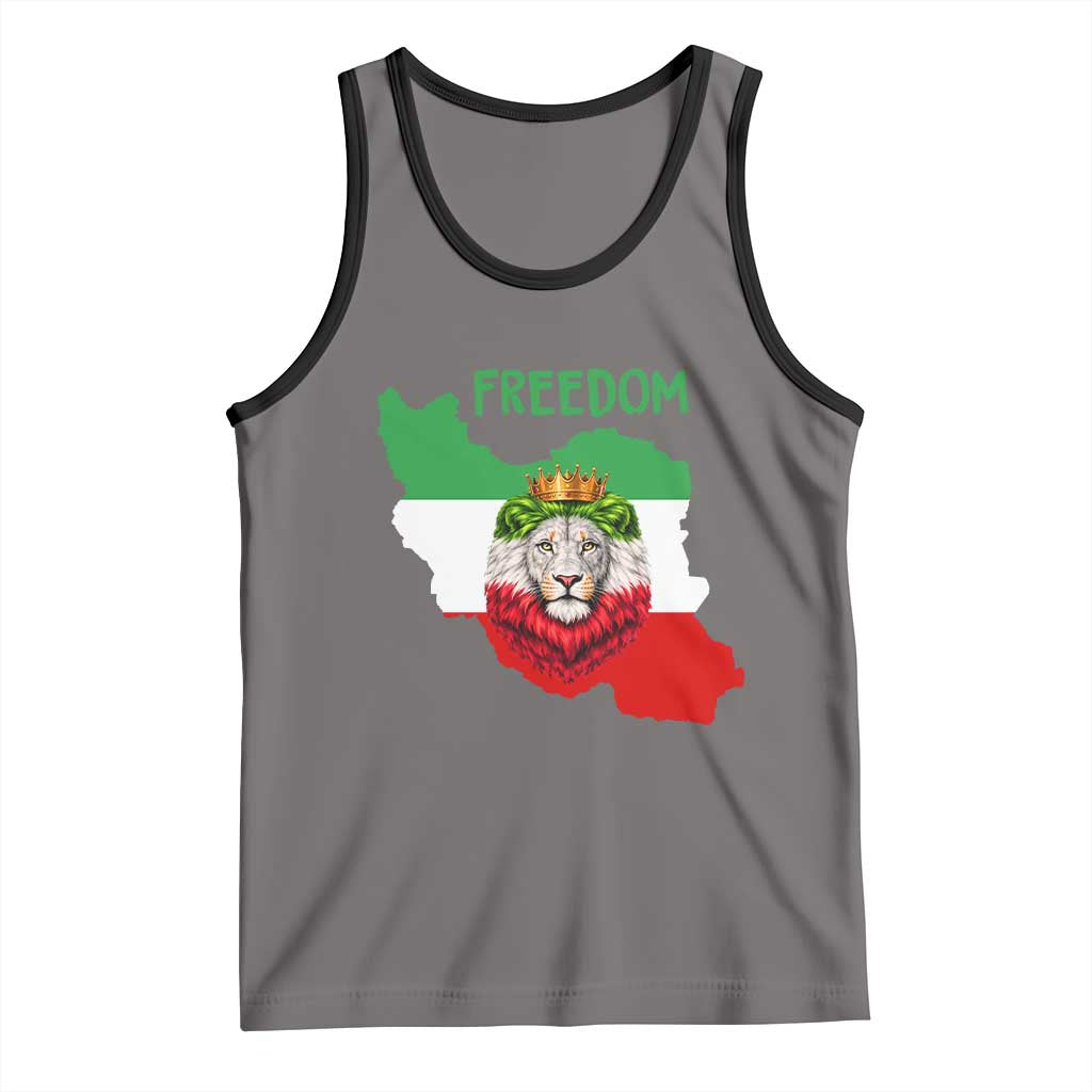 Freedom Iran Tank Top Patriotic Persian Lion Resistance Movement Gift