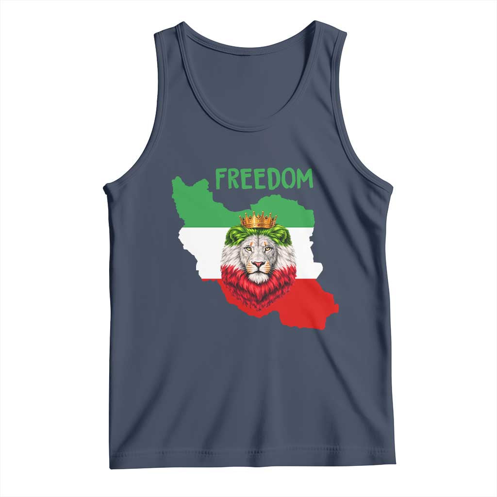 Freedom Iran Tank Top Patriotic Persian Lion Resistance Movement Gift