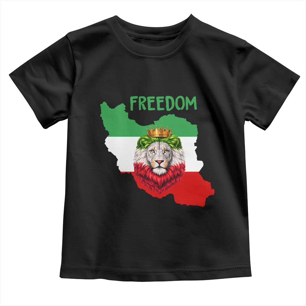 Freedom Iran Toddler T Shirt Patriotic Persian Lion Resistance Movement Gift