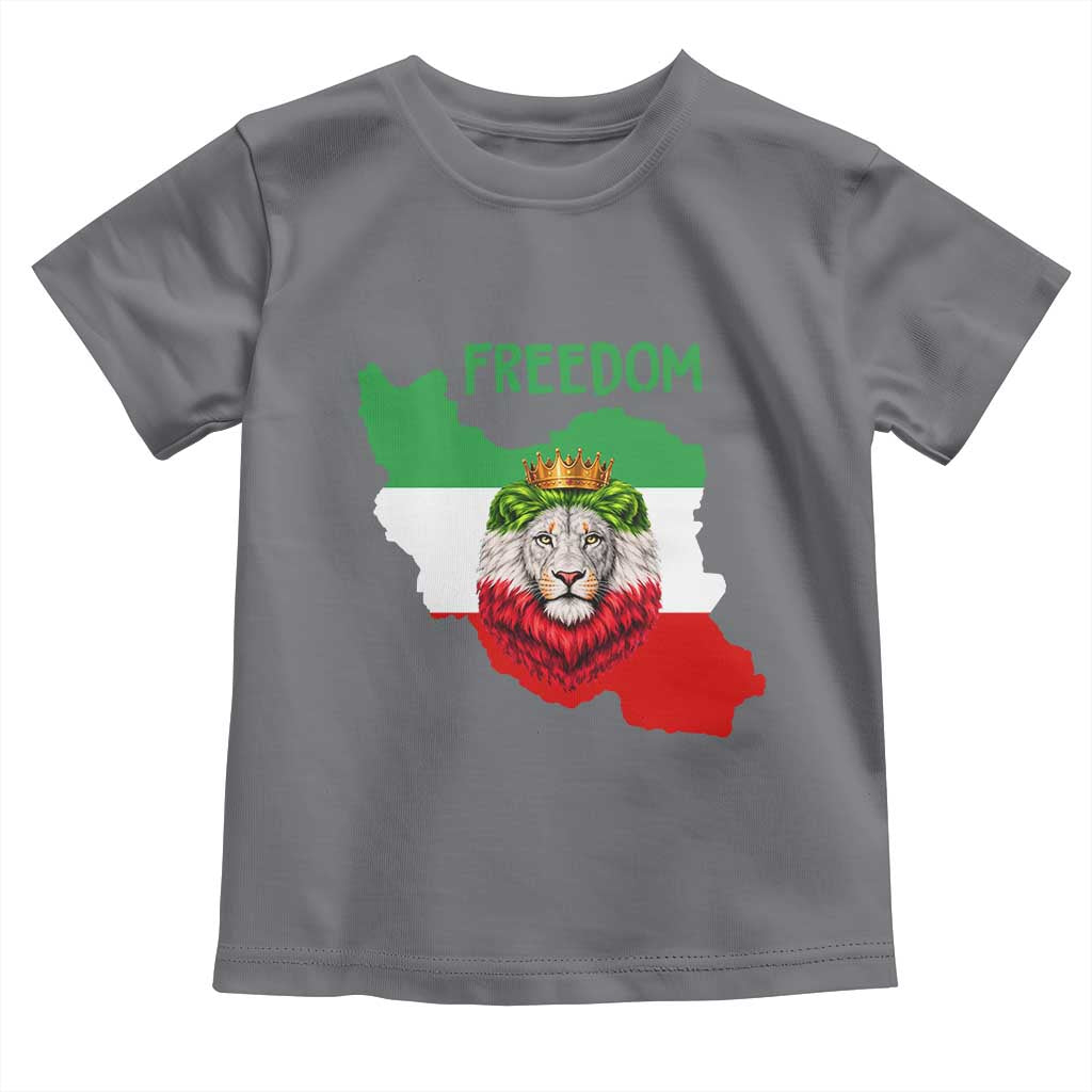 Freedom Iran Toddler T Shirt Patriotic Persian Lion Resistance Movement Gift