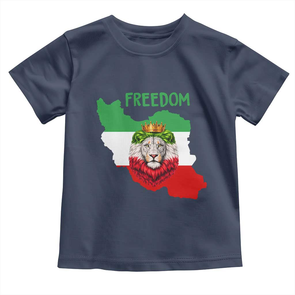 Freedom Iran Toddler T Shirt Patriotic Persian Lion Resistance Movement Gift