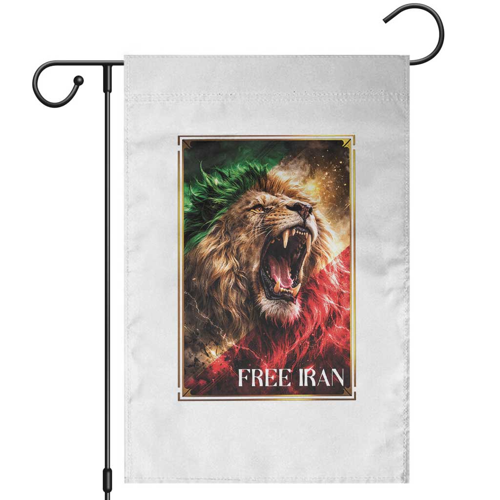 Free Iran Lion Garden Flag Freedom Resistance Solidarity Movement Gift