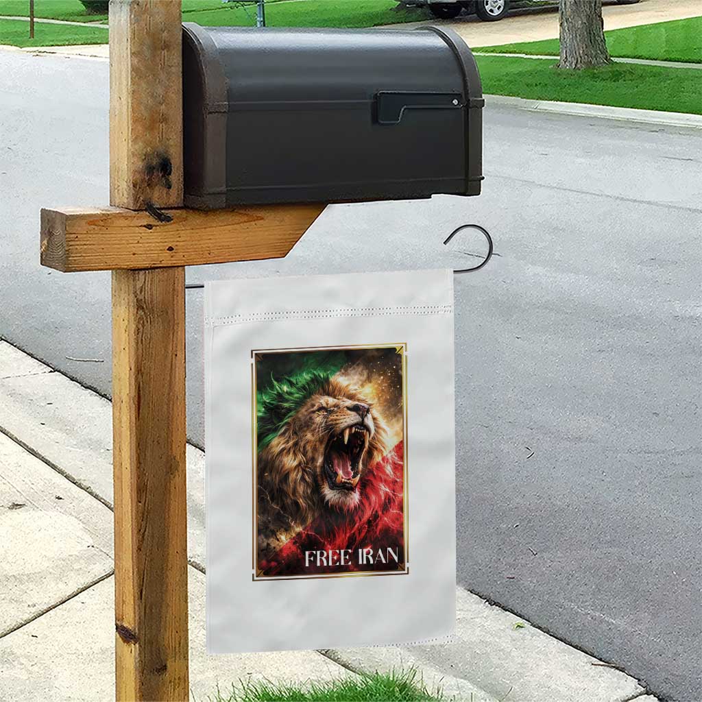 Free Iran Lion Garden Flag Freedom Resistance Solidarity Movement Gift
