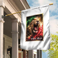 Free Iran Lion Garden Flag Freedom Resistance Solidarity Movement Gift