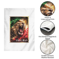 Free Iran Lion Garden Flag Freedom Resistance Solidarity Movement Gift