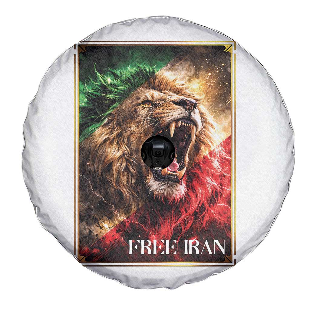 Free Iran Lion Spare Tire Cover Freedom Resistance Solidarity Movement Gift
