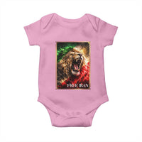 Free Iran Lion Baby Onesie Freedom Resistance Solidarity Movement Gift
