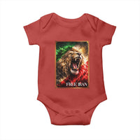 Free Iran Lion Baby Onesie Freedom Resistance Solidarity Movement Gift