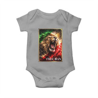 Free Iran Lion Baby Onesie Freedom Resistance Solidarity Movement Gift