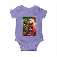 Free Iran Lion Baby Onesie Freedom Resistance Solidarity Movement Gift