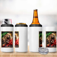 Free Iran Lion 4 in 1 Can Cooler Tumbler Freedom Resistance Solidarity Movement Gift