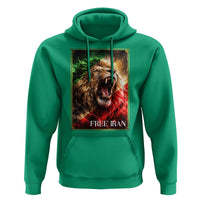 Free Iran Lion Hoodie Freedom Resistance Solidarity Movement Gift