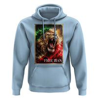 Free Iran Lion Hoodie Freedom Resistance Solidarity Movement Gift