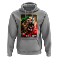 Free Iran Lion Hoodie Freedom Resistance Solidarity Movement Gift