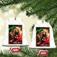 Free Iran Lion Ceramic Ornament Freedom Resistance Solidarity Movement Gift