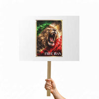 Free Iran Lion Protest Sign Freedom Resistance Solidarity Movement Gift