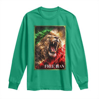 Free Iran Lion Long Sleeve Shirt Freedom Resistance Solidarity Movement Gift
