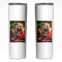 Free Iran Lion Skinny Tumbler Freedom Resistance Solidarity Movement Gift