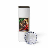 Free Iran Lion Skinny Tumbler Freedom Resistance Solidarity Movement Gift