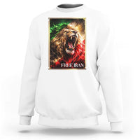 Free Iran Lion Sweatshirt Freedom Resistance Solidarity Movement Gift