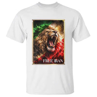 Free Iran Lion T Shirt Freedom Resistance Solidarity Movement Gift