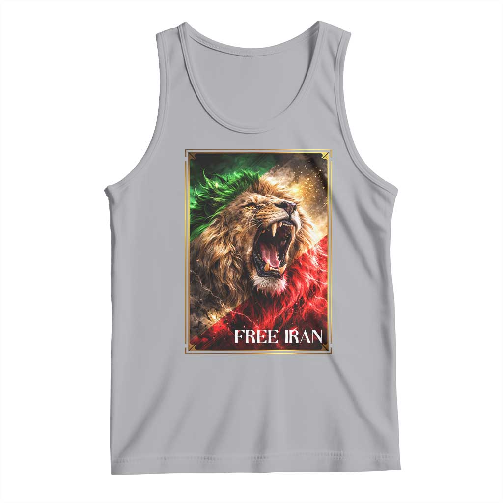 Free Iran Lion Tank Top Freedom Resistance Solidarity Movement Gift