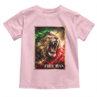 Free Iran Lion Toddler T Shirt Freedom Resistance Solidarity Movement Gift