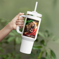 Free Iran Lion Tumbler With Handle Freedom Resistance Solidarity Movement Gift