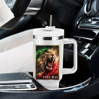 Free Iran Lion Tumbler With Handle Freedom Resistance Solidarity Movement Gift