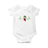 Free Iran Baby Onesie Patriotic Heartbeat Flag Movement Gift