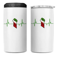 Free Iran 4 in 1 Can Cooler Tumbler Patriotic Heartbeat Flag Movement Gift