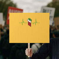 Free Iran Protest Sign Patriotic Heartbeat Flag Movement Gift
