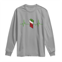 Free Iran Long Sleeve Shirt Patriotic Heartbeat Flag Movement Gift