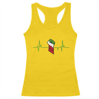 Free Iran Racerback Tank Top Patriotic Heartbeat Flag Movement Gift