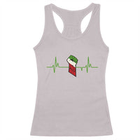 Free Iran Racerback Tank Top Patriotic Heartbeat Flag Movement Gift