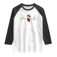 Free Iran Raglan Shirt Patriotic Heartbeat Flag Movement Gift