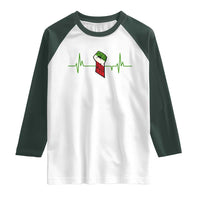 Free Iran Raglan Shirt Patriotic Heartbeat Flag Movement Gift