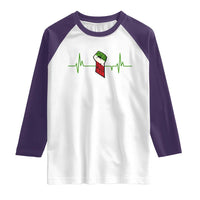 Free Iran Raglan Shirt Patriotic Heartbeat Flag Movement Gift