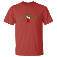 Free Iran T Shirt Patriotic Heartbeat Flag Movement Gift