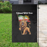 I Stand With Iran Garden Flag Freedom Lion Patriotic Resistance Gift