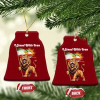 I Stand With Iran Ceramic Ornament Freedom Lion Patriotic Resistance Gift