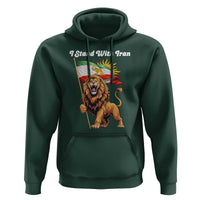 I Stand With Iran Hoodie Freedom Lion Patriotic Resistance Gift